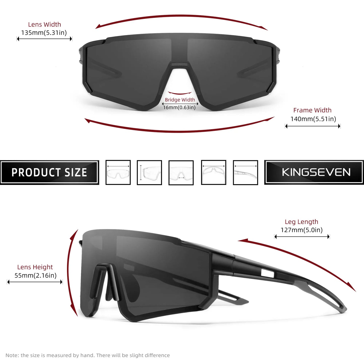 KINGSEVEN Cycling Glasses Men Women